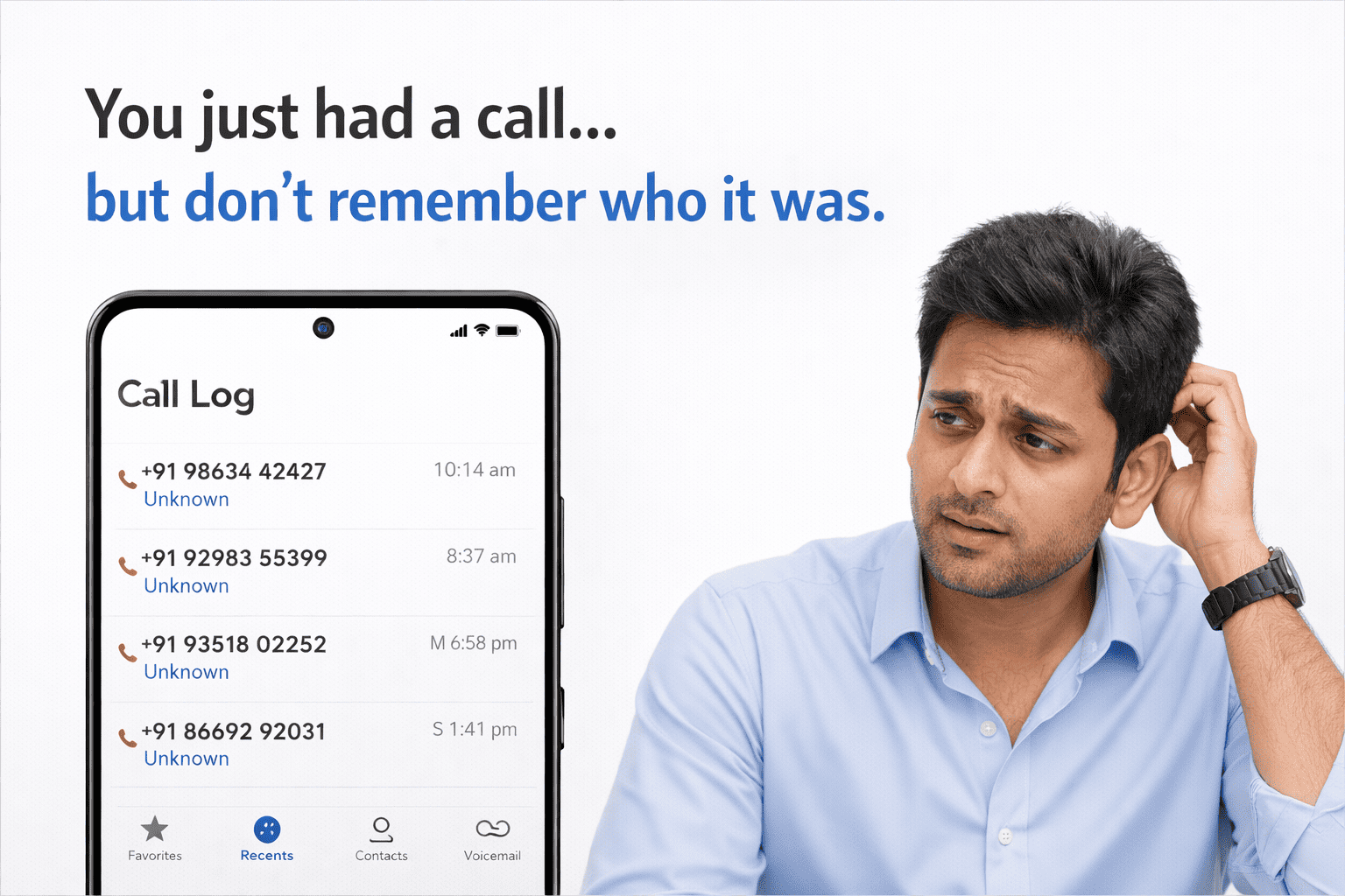 Forgetting who called
